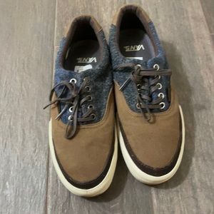 Vans Men's Sneakers in Brown and Blue